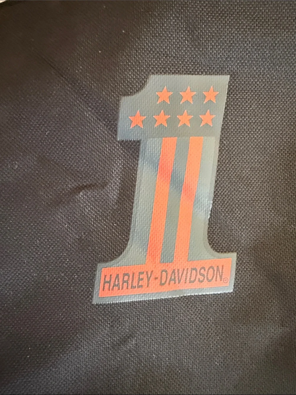 Harley-Davidson Rust Orange #1 Logo Sports Duffel Bag